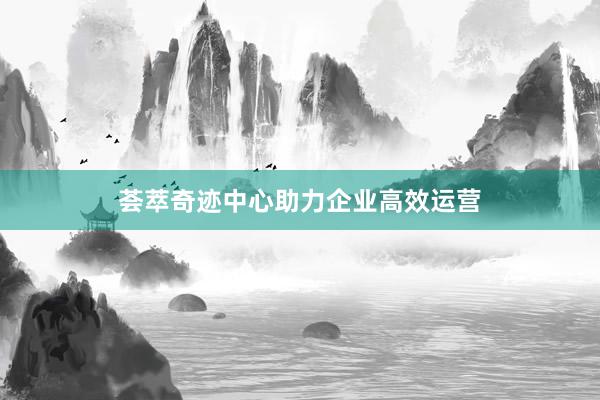 荟萃奇迹中心助力企业高效运营
